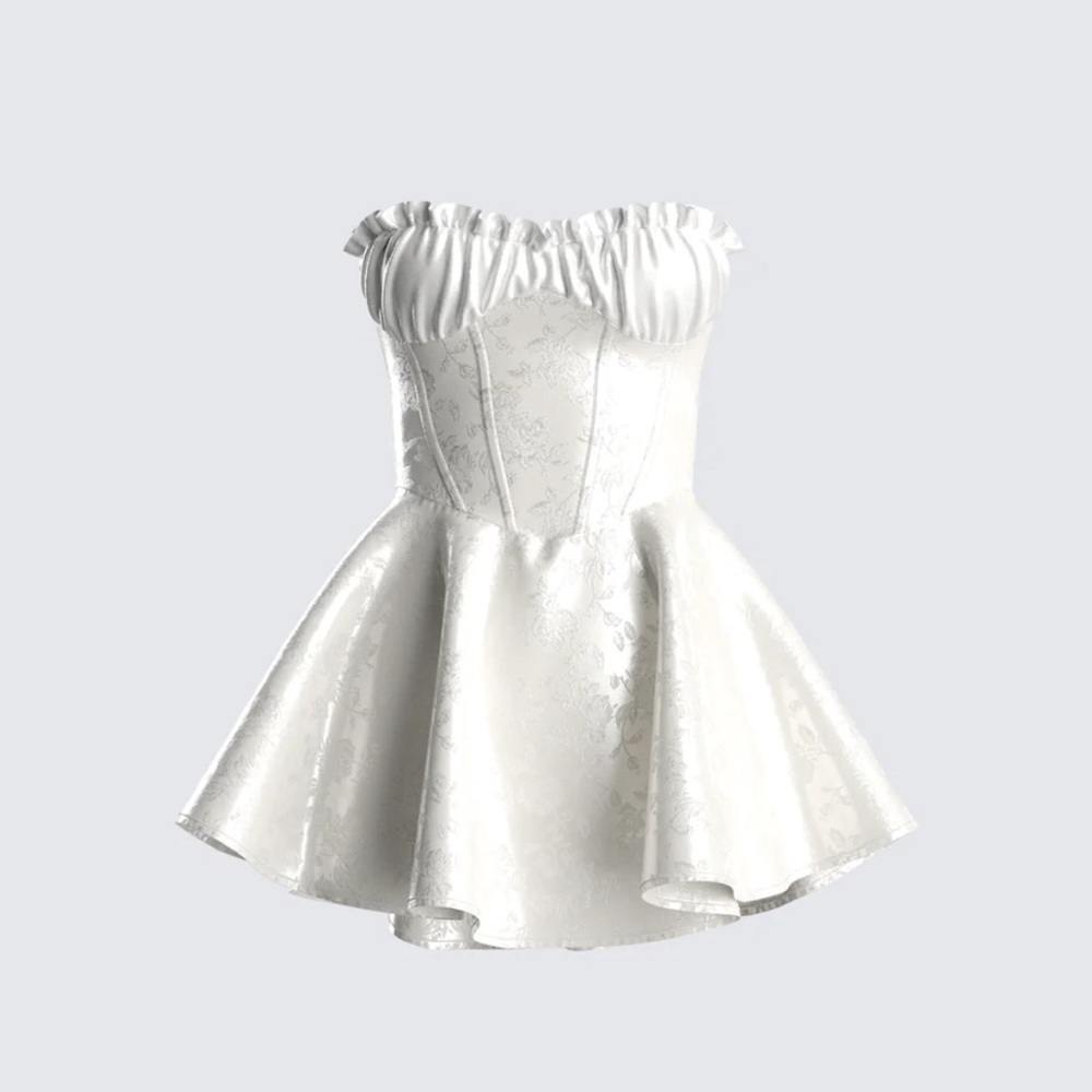 NWOT Connie White Mini Dress